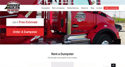 Desktop Screenshot of hoosierhauler.com