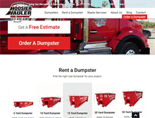 Tablet Screenshot of hoosierhauler.com